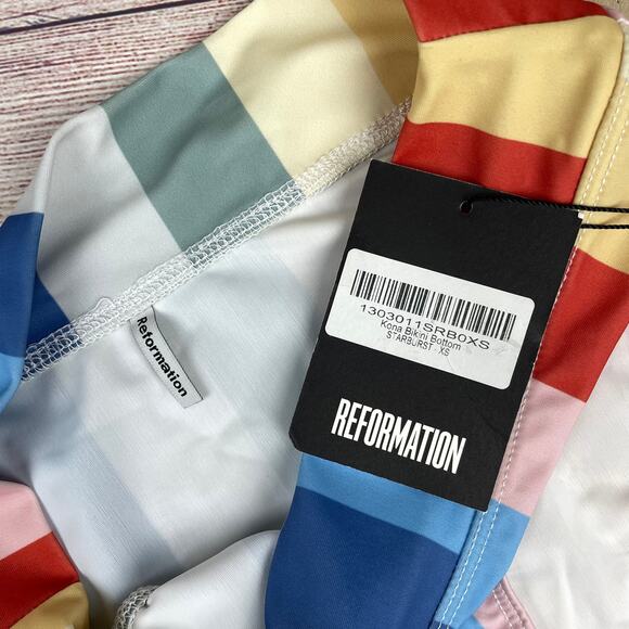 NWT Reformation Kona Bikini Bottoms in Starburst - Picture 5 of 6